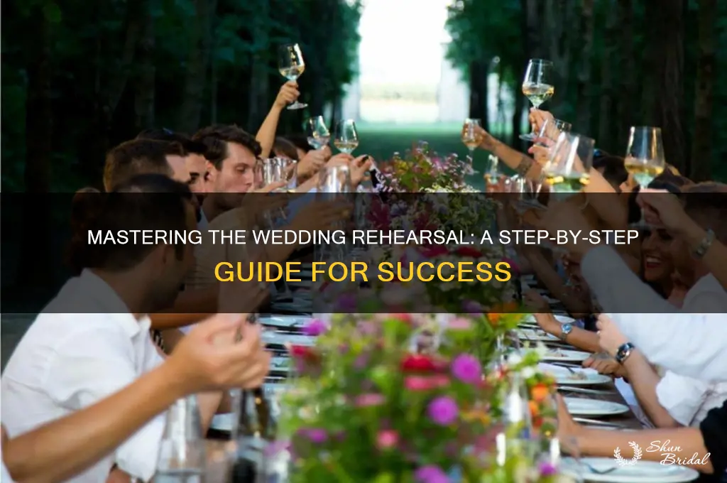 how to conduct a wedding ceremony rehearsal