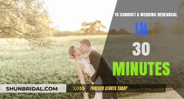 Efficient Wedding Rehearsal: Master the Ceremony in Just 30 Minutes