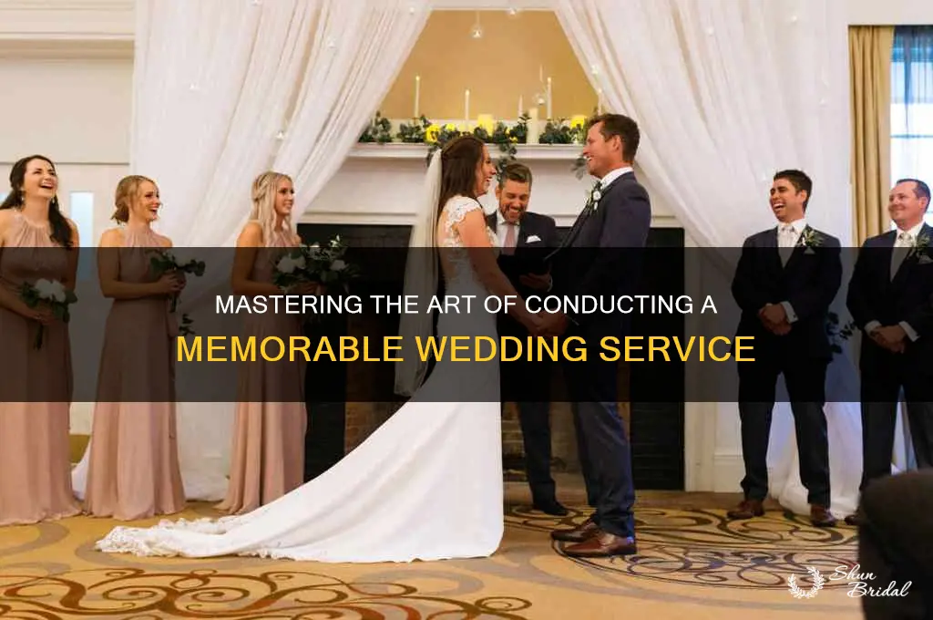how to conduct a wedding service