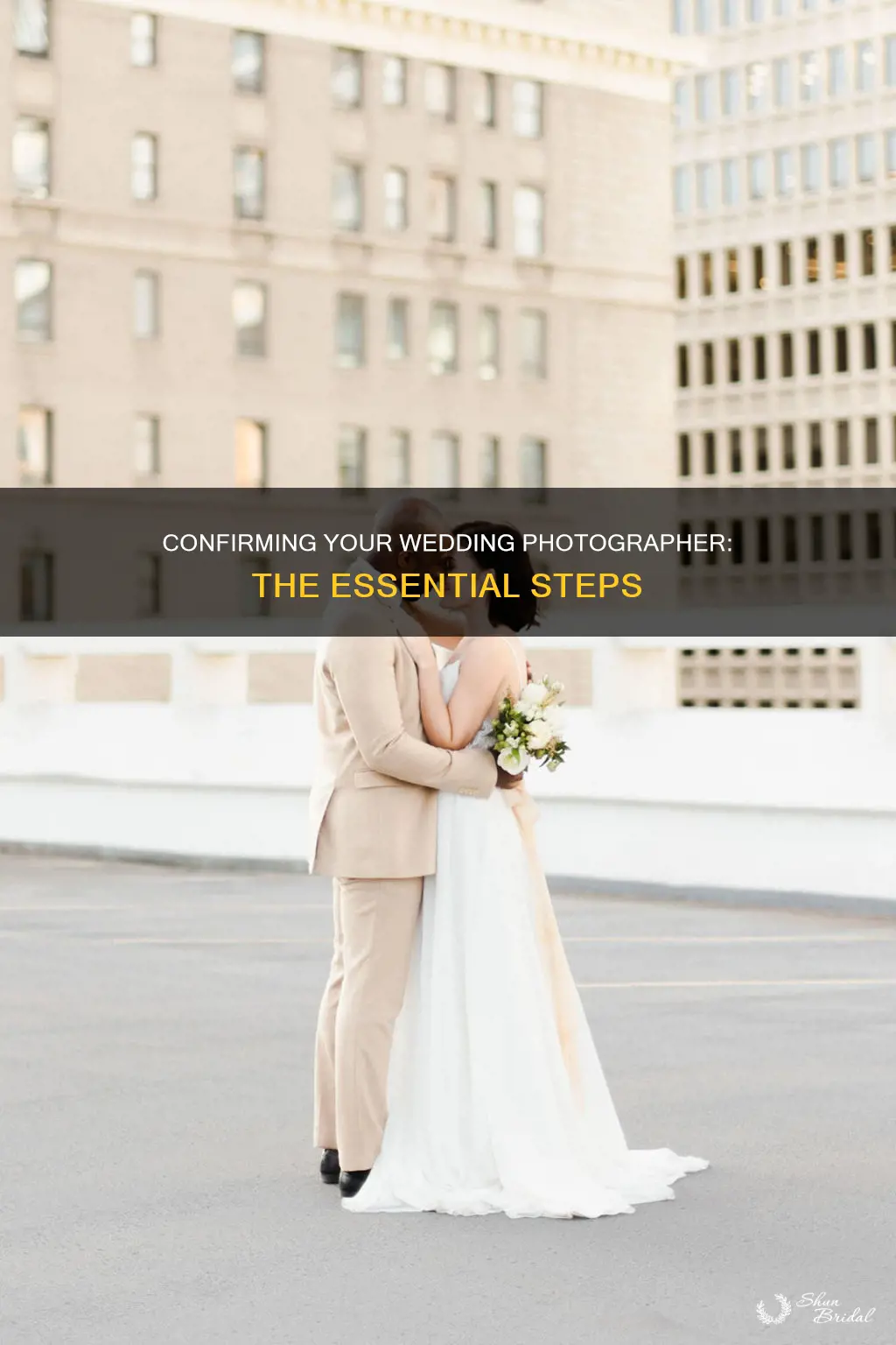 how to confirm booking with your wedding photographer