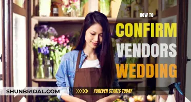 Confirming Wedding Vendors: A Step-by-Step Guide for Stress-Free Planning
