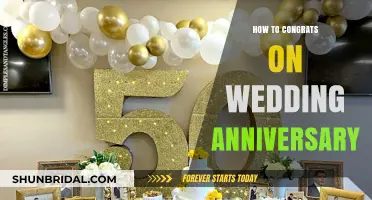 Celebrate Love: Creative Ways to Congratulate on a Wedding Anniversary