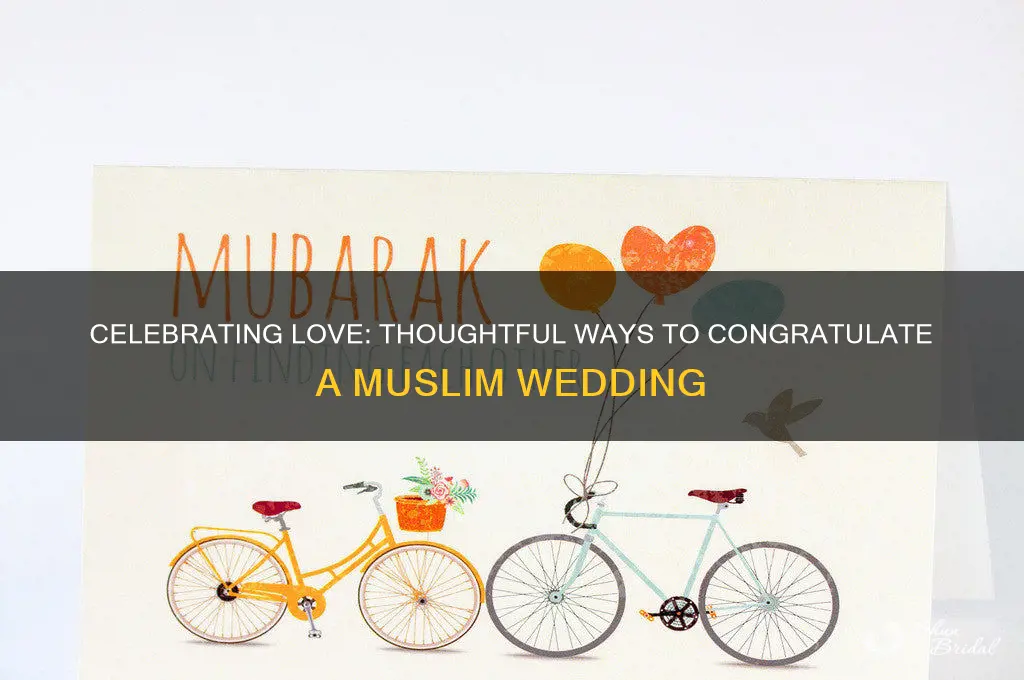 how to congratulate a muslim wedding