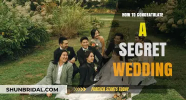 Celebrating Love Quietly: Tips to Congratulate a Secret Wedding