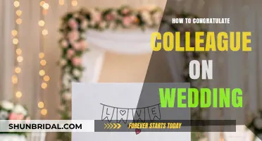 Thoughtful Ways to Congratulate Your Colleague on Their Wedding Day