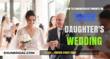 Heartfelt Ways to Congratulate Parents on Their Daughter’s Wedding Day