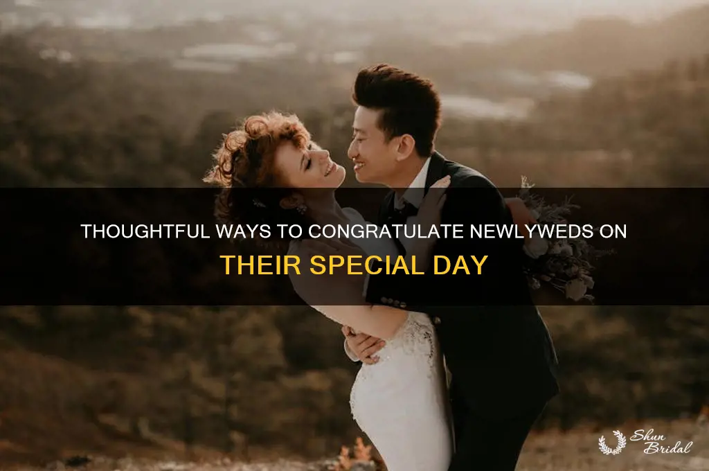 how to congratulate people with wedding