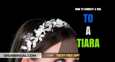 Elegant Veil Attachment: Securing Your Veil to a Tiara Effortlessly