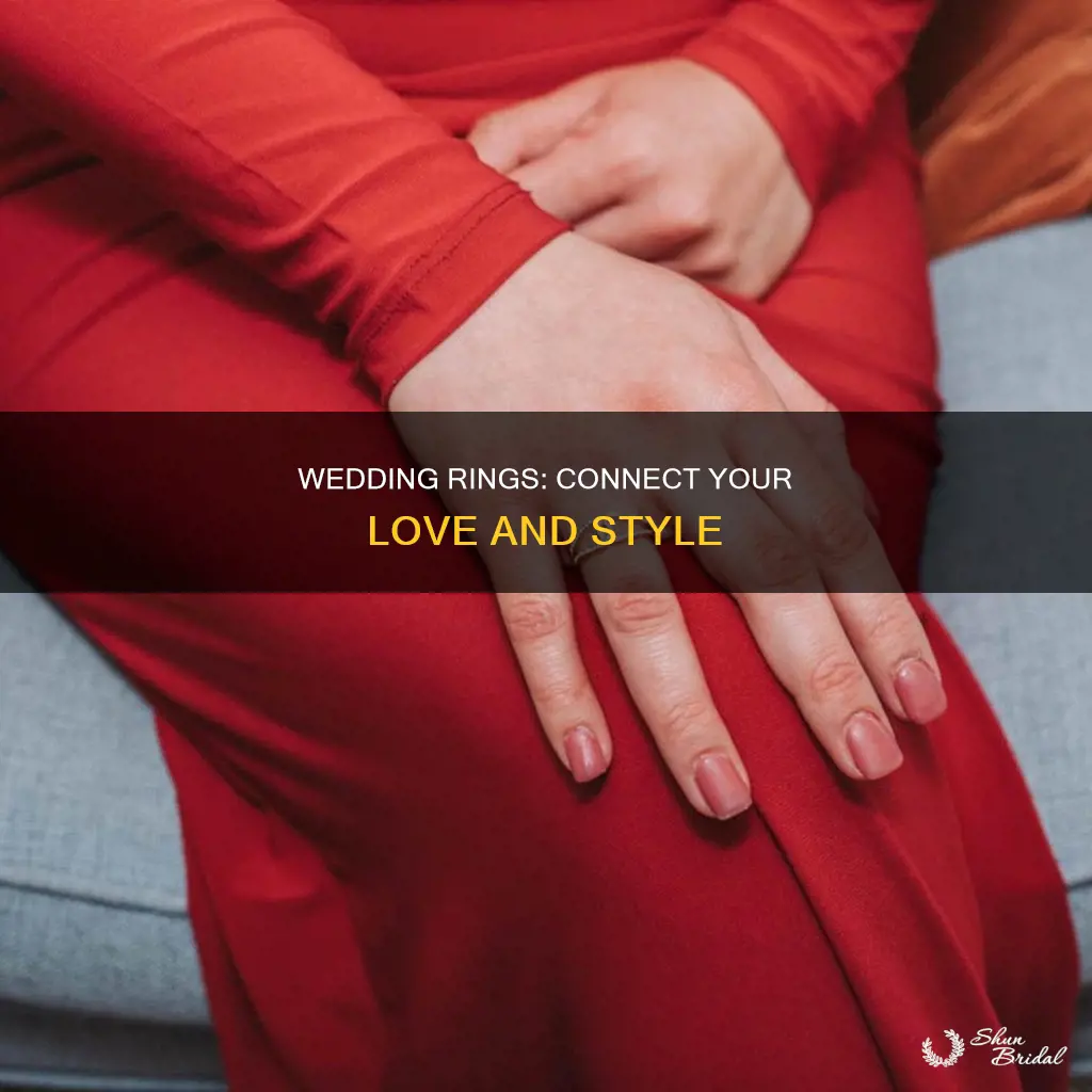 how to connect wedding rings