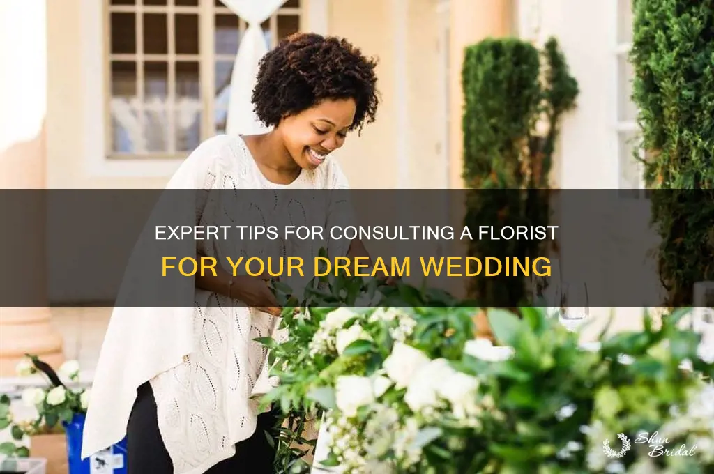 how to consult with a florist for wedding