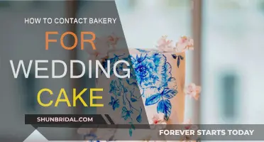 Choosing Your Dream Wedding Cake: Contacting Bakeries