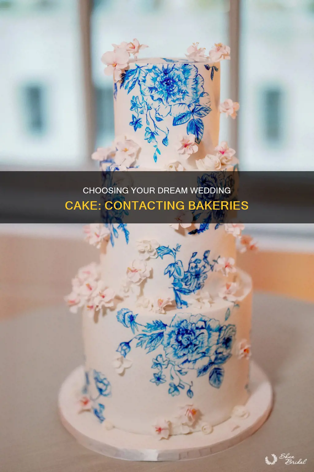 how to contact bakery for wedding cake