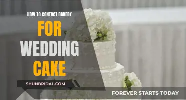 Choosing the Perfect Wedding Cake: Contacting Bakeries