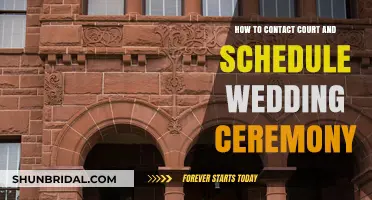 Contacting the Court: A Step-by-Step Guide to Scheduling Your Wedding Ceremony