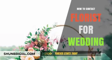 Contacting Your Wedding Florist: A Step-by-Step Guide for Couples