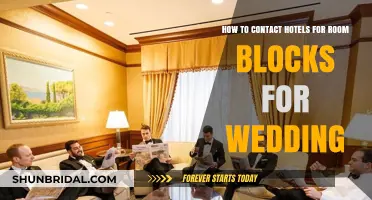 Booking Wedding Room Blocks: A Step-by-Step Guide to Contacting Hotels