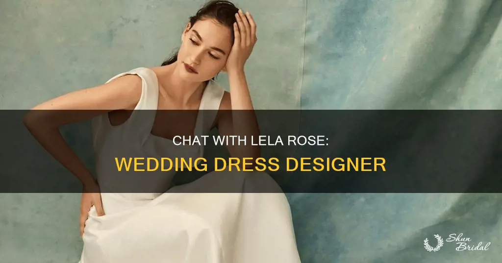 how to contact lelarose wedding dress designer
