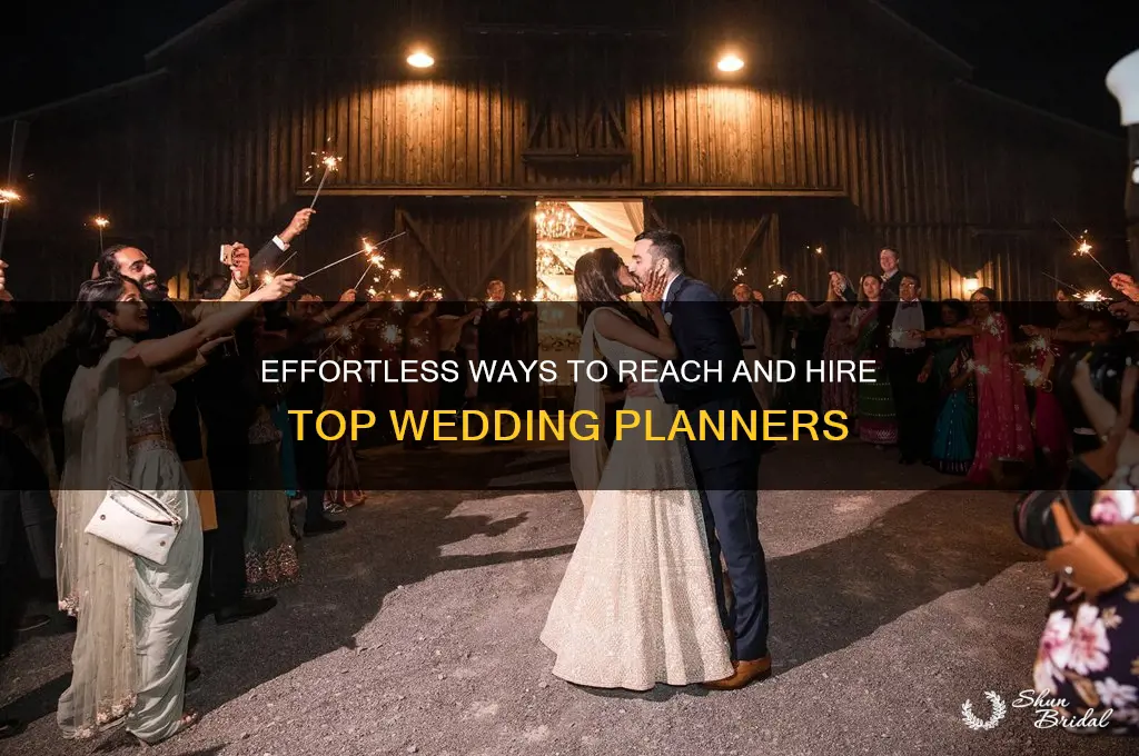 how to contact wedding planners