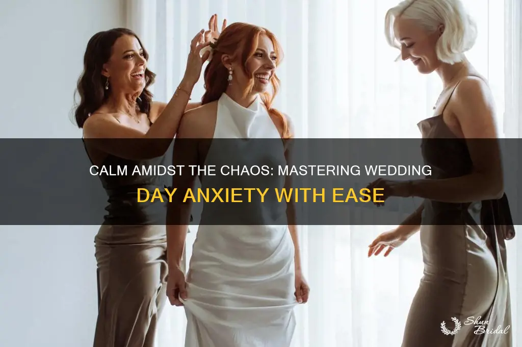 how to control anxiety on wedding day