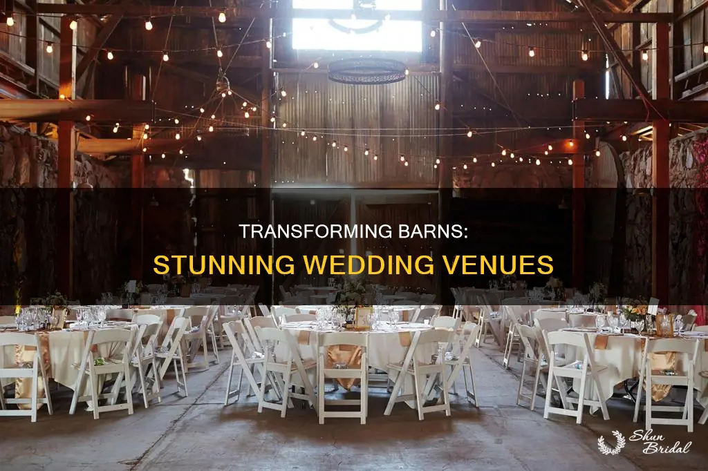 how to convert a barn into a wedding venue
