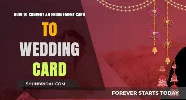 Transform Your Engagement Card into a Stunning Wedding Invitation