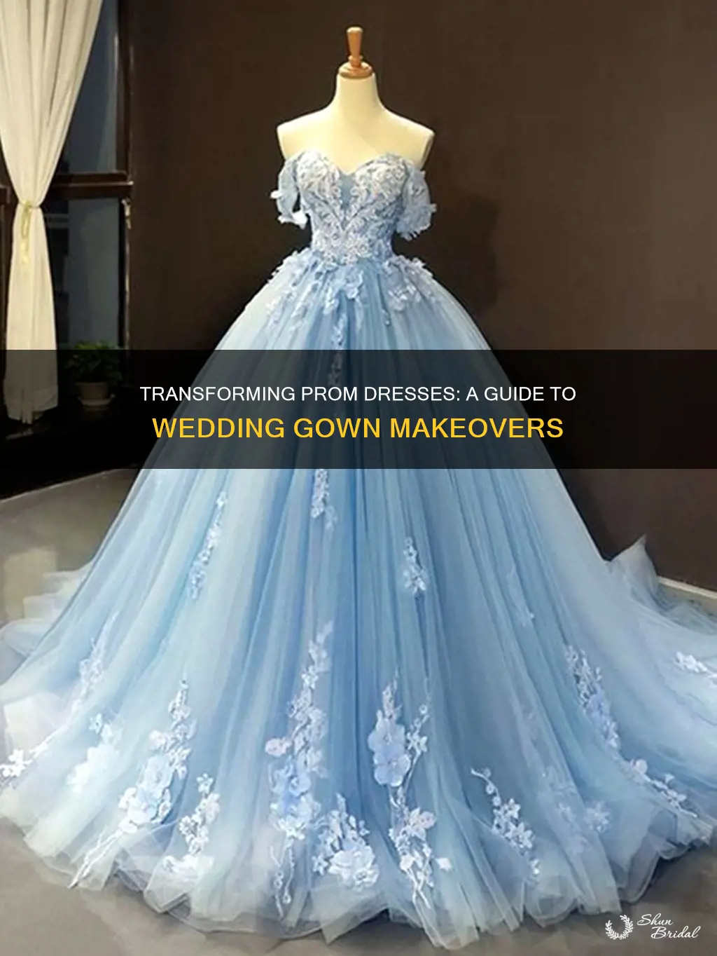 how to convert prom dress into a wedding dress