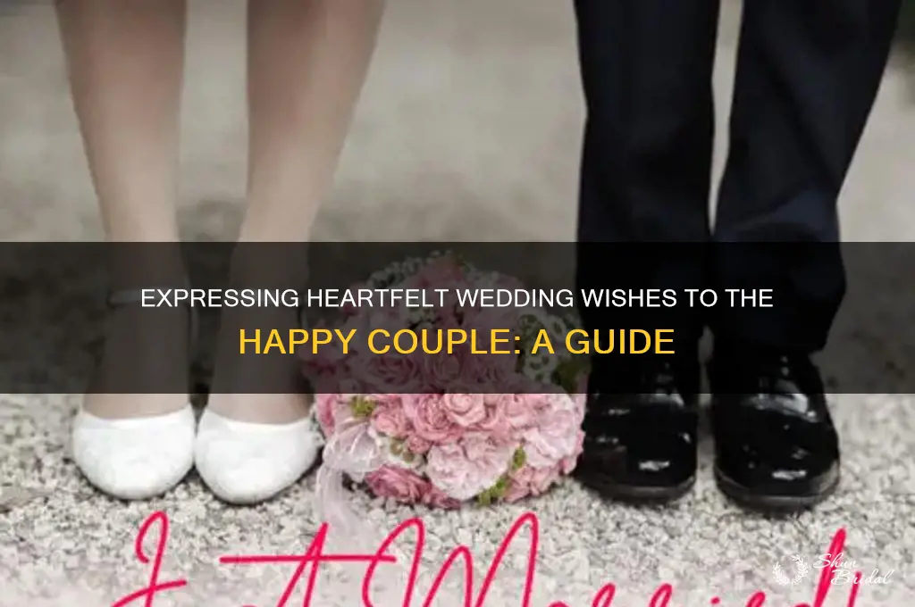 how to convey wedding wishes to third person
