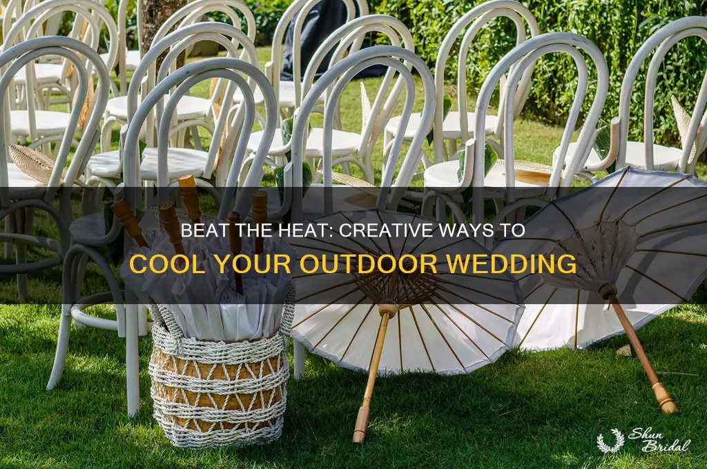 how to cool an outdoor wedding