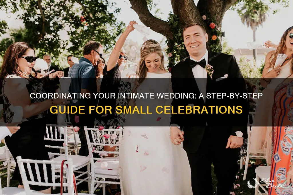 how to coordinate a small wedding