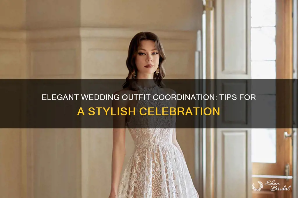 how to coordinate outfits for a wedding