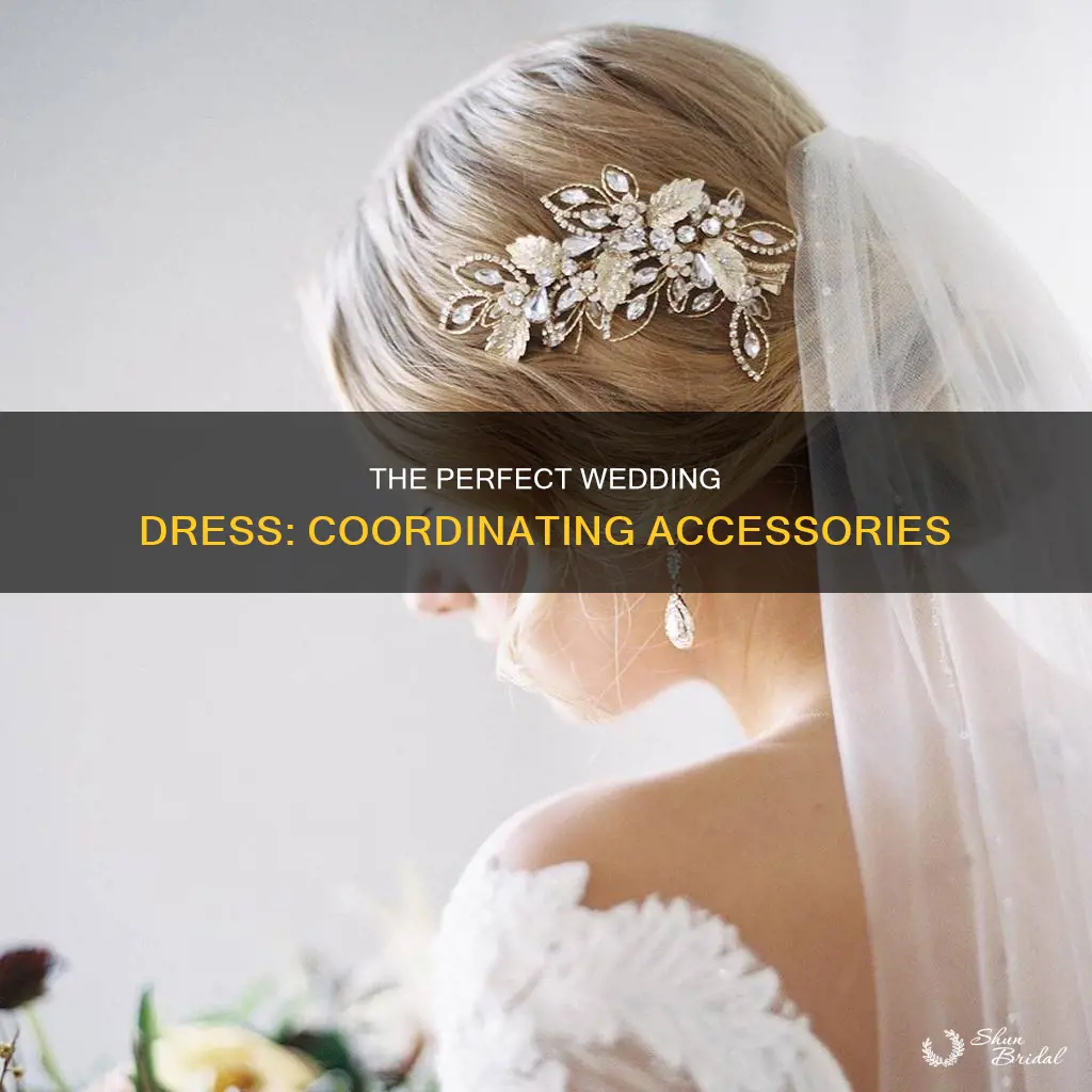 how to coordinate wedding dress and accessories