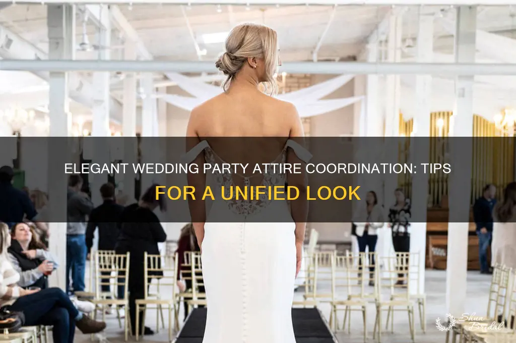 how to coordinate wedding party attire