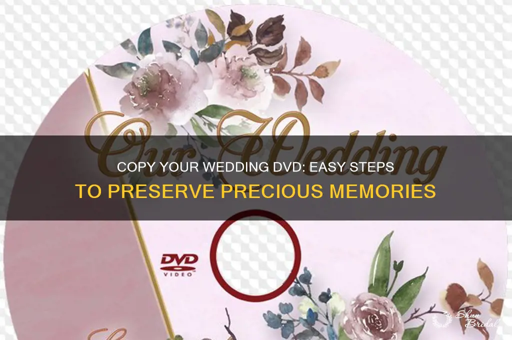 how to copy my wedding dvd
