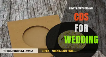 Copying Personal CDs for Your Wedding: A Step-by-Step Guide