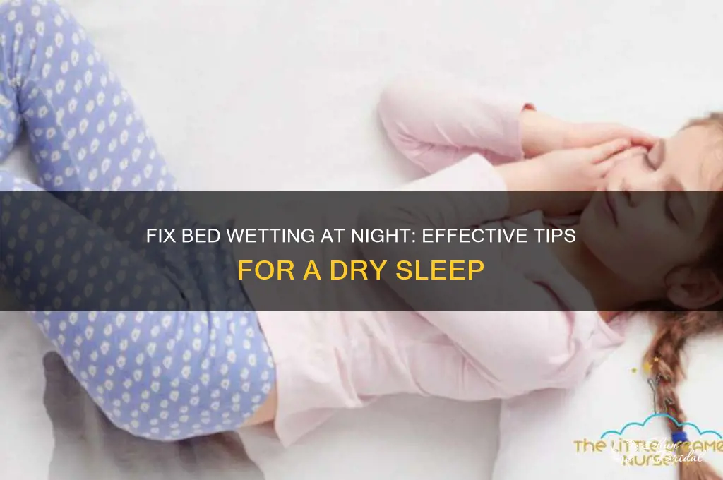 how to correct bed wedding at night