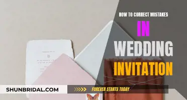 Correcting Wedding Invitation Mistakes: A Simple Guide