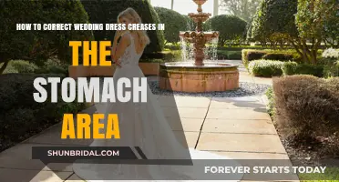 Wedding Dress Crease Removal: Stomach Area Solutions