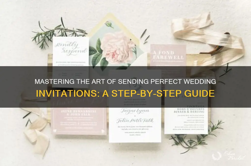 how to correctly send a wedding invitaiton
