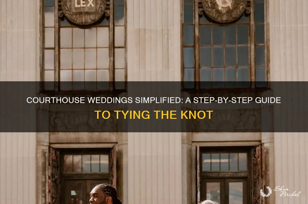 how to courthouse weddings work