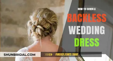 Strategies to Style a Backless Wedding Dress