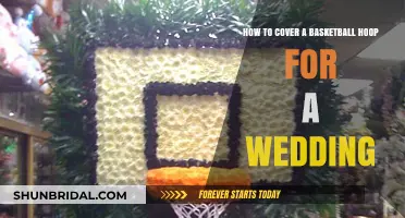 Transform Your Basketball Hoop into a Stunning Wedding Decor Piece