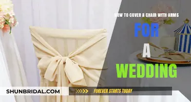 Elegant Wedding Chair Makeover: Covering Armchairs for a Stunning Reception