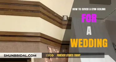 Transforming Gym Ceilings: Elegant Wedding Drapery Ideas and Tips