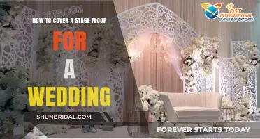 Elegant Stage Floor Covering Ideas for Your Dream Wedding