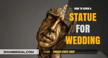 Elegant Statue Covering Ideas for Your Dream Wedding Decor