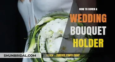 Elegant DIY Guide: Covering Your Wedding Bouquet Holder with Style