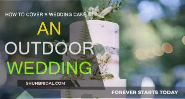 Covering Wedding Cakes for Outdoor Nuptials