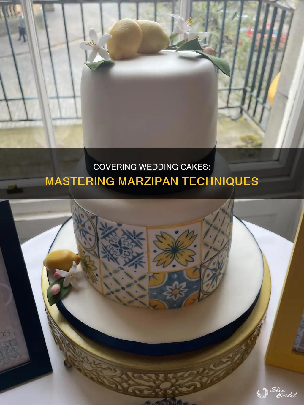 how to cover a wedding cake with marzipan