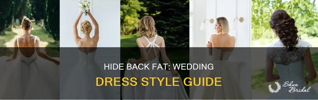 how to cover back fat in wedding dress