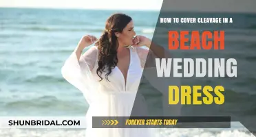 Beach Wedding Dresses: Covering Cleavage Elegantly